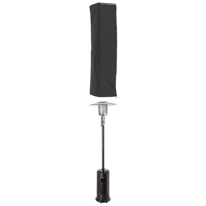 Husă încălzitor formă de piramidă negru 58x58x228cm Oxford 420D - WALTI WALTI