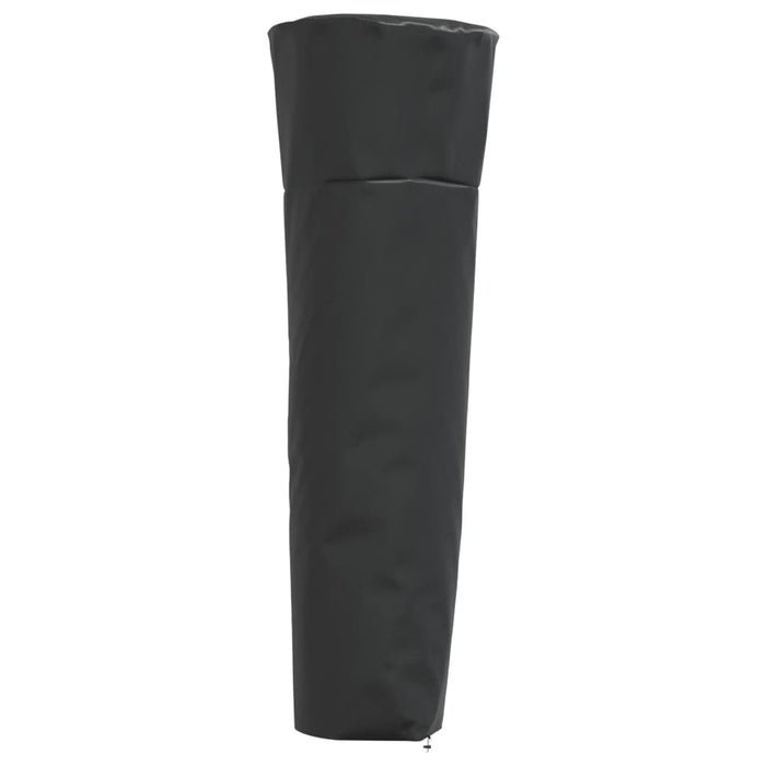 Husă încălzitor formă de piramidă negru 86x47x241cm Oxford 420D WALTI