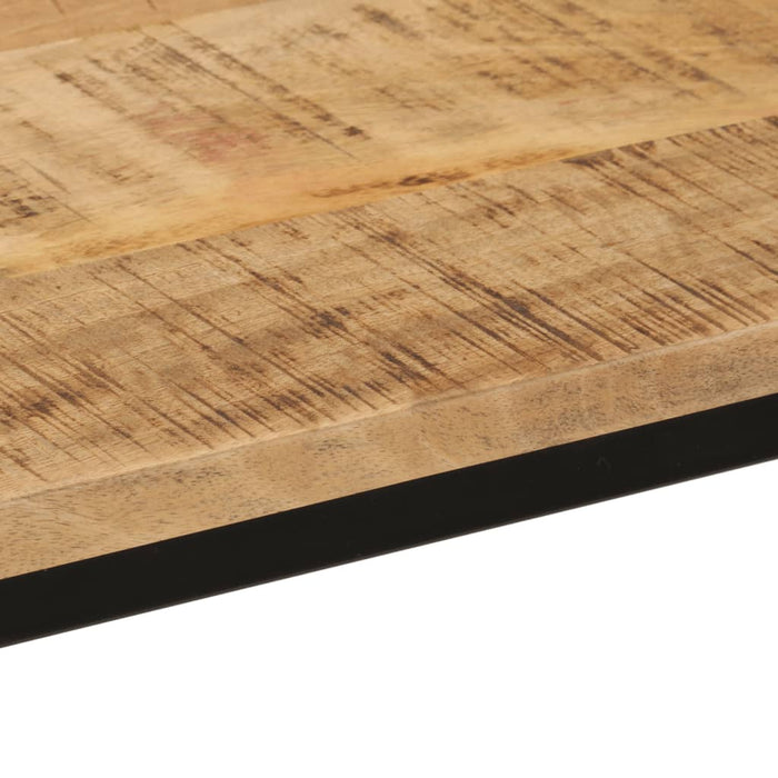 Masă consolă, 110x30x75 cm, lemn masiv de mango nefinisat/fier - WALTI WALTI