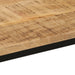 Masă consolă, 110x30x75 cm, lemn masiv de mango nefinisat/fier - WALTI WALTI