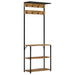 Cuier de haine cu pantofar, 68x30x182 cm, lemn masiv mango brut - WALTI WALTI