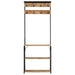 Cuier de haine cu pantofar, 68x30x182 cm, lemn masiv mango brut - WALTI WALTI