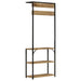 Cuier de haine cu pantofar, 68x30x182 cm, lemn masiv mango brut - WALTI WALTI