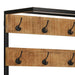 Cuier de haine cu pantofar, 68x30x182 cm, lemn masiv mango brut - WALTI WALTI