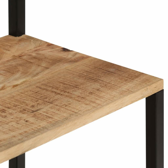 Cuier de haine cu pantofar, 68x30x182 cm, lemn masiv mango brut - WALTI WALTI