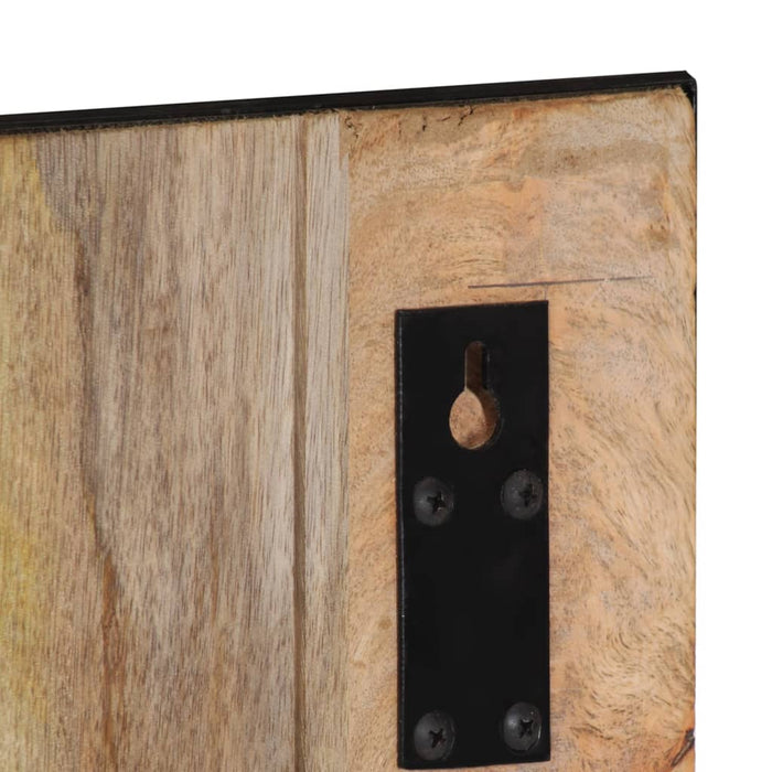 Cuier pentru haine, 35x8x110 cm, lemn masiv de mango brut - WALTI WALTI