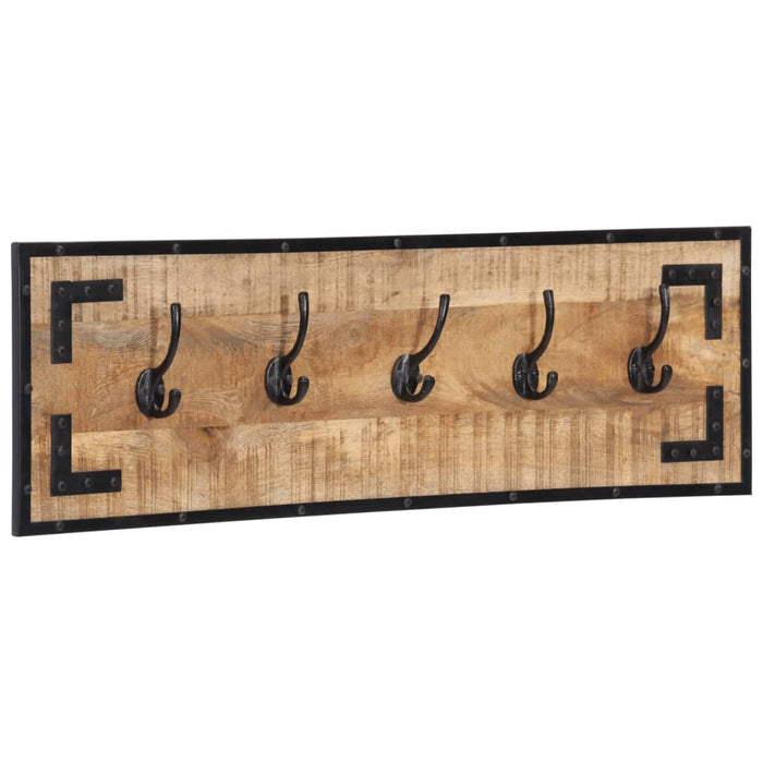 Cuier pentru haine, 2 buc., 80x8x25 cm, lemn masiv de mango - WALTI WALTI