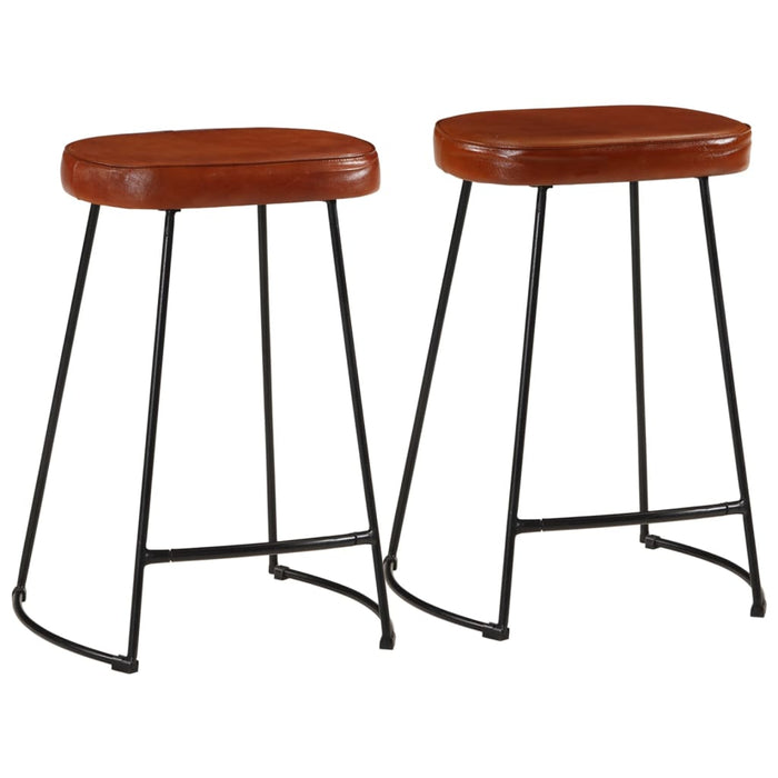 Scaune de bar, 2 buc., maro închis, 41x29x62 cm - WALTI WALTI