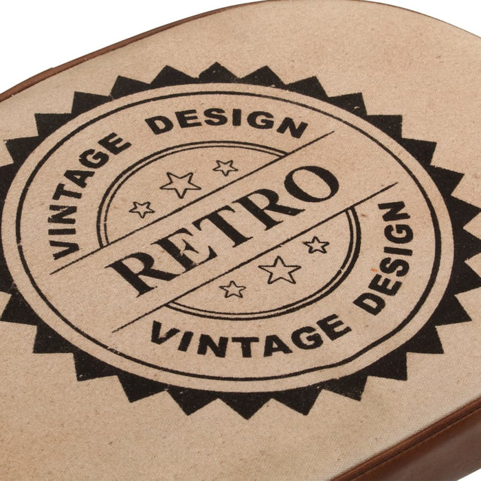 Scaune de bar, 2 buc., maro închis, 41x29x62 cm - WALTI WALTI