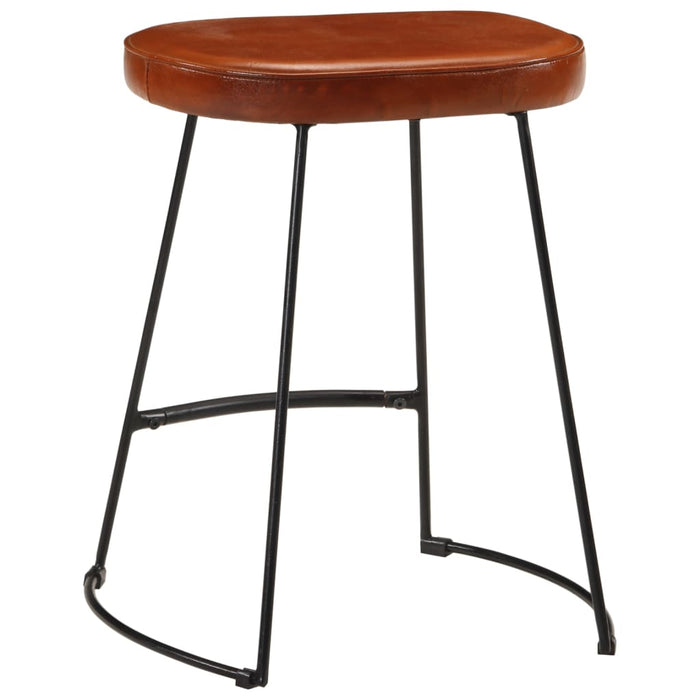 Scaune de bar, 2 buc., maro închis, 40x29,5x53 cm WALTI