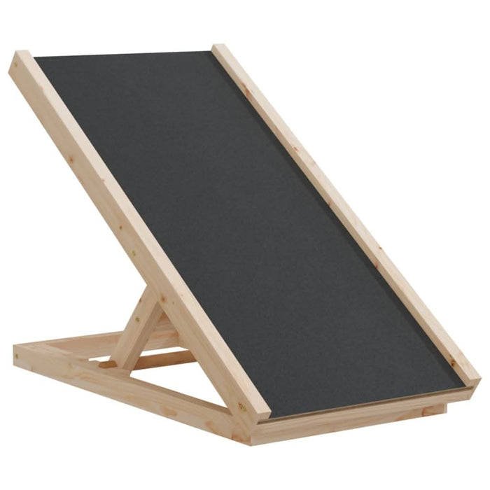 Rampă pentru câini, gri, 70x35 cm, lemn masiv de brad - WALTI WALTI