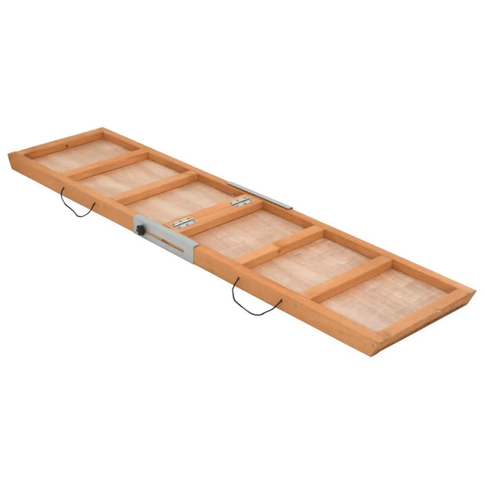 Rampă pentru câini, gri, 120x30 cm, lemn masiv de brad - WALTI WALTI