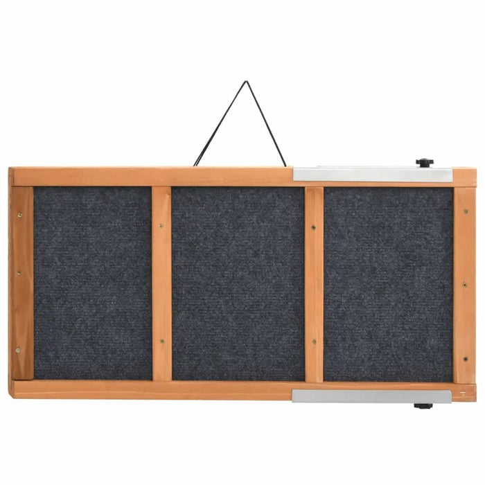 Rampă pentru câini, gri, 120x30 cm, lemn masiv de brad - WALTI WALTI