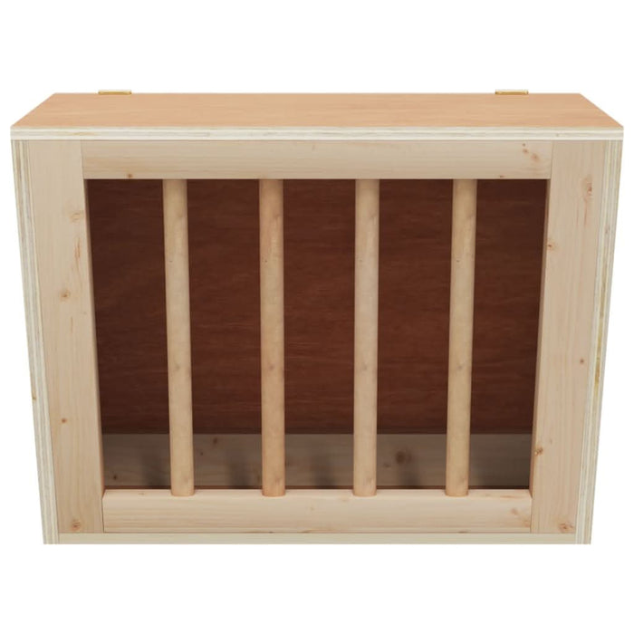 Hrănitor pentru fân de iepuri, 25x18,5x20,5 cm, lemn masiv brad - WALTI WALTI