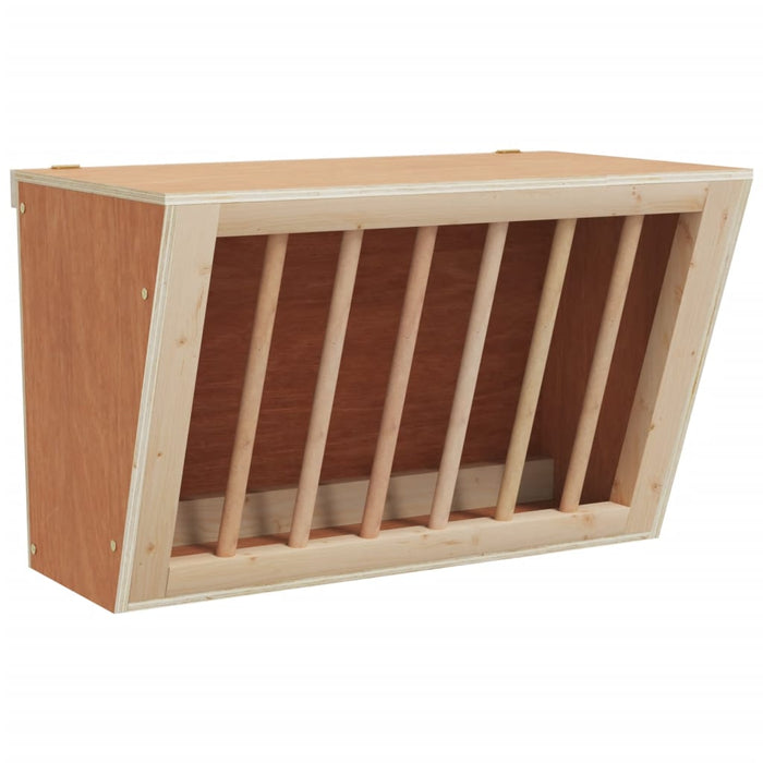 Hrănitor pentru fân de iepuri, 37x18,5x23 cm, lemn masiv brad - WALTI WALTI