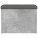 Bancă de depozitare, gri beton, 62x42x45 cm, lemn prelucrat - WALTI WALTI