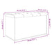 Bancă de depozitare, gri beton, 82x42x45 cm, lemn prelucrat - WALTI WALTI