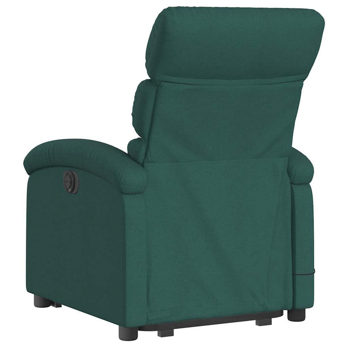 Fotoliu electric masaj rabatabil / ridicare verde închis textil - WALTI WALTI