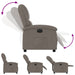 Fotoliu rabatabil electric, gri taupe, material textil - WALTI WALTI