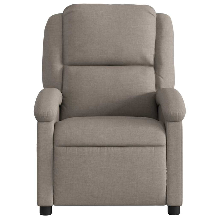 Fotoliu rabatabil electric, gri taupe, material textil - WALTI WALTI