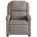 Fotoliu rabatabil electric, gri taupe, material textil - WALTI WALTI