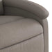 Fotoliu rabatabil electric, gri taupe, material textil - WALTI WALTI
