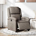 Fotoliu rabatabil electric, gri taupe, material textil - WALTI WALTI