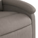 Fotoliu rabatabil cu ridicare pe verticală, gri taupe, textil - WALTI WALTI