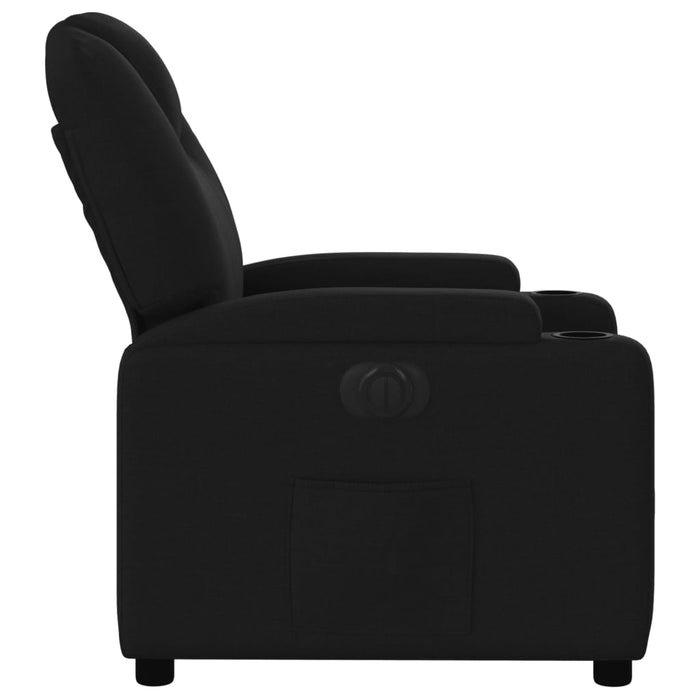 Fotoliu rabatabil electric, negru, material textil - WALTI WALTI