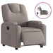 Fotoliu rabatabil electric, gri taupe, material textil - WALTI WALTI