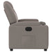 Fotoliu rabatabil electric, gri taupe, material textil - WALTI WALTI