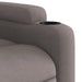 Fotoliu rabatabil electric, gri taupe, material textil - WALTI WALTI