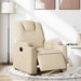 Fotoliu rabatabil electric, crem, material textil - WALTI WALTI