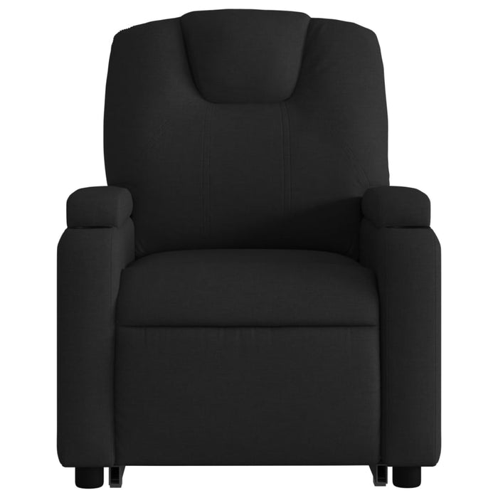 Fotoliu rabatabil cu ridicare pe verticală, negru, textil - WALTI WALTI