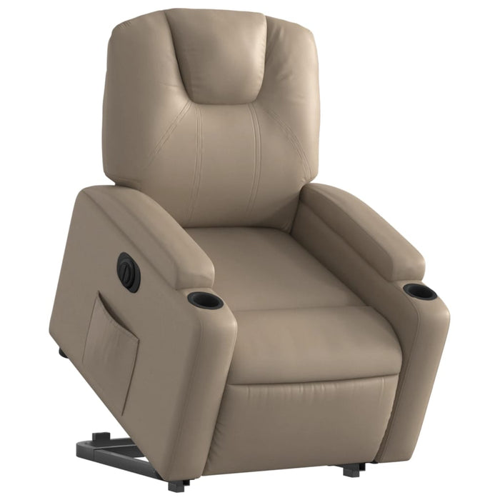 Fotoliu rabatabil electric cu ridicare, cappuccino WALTI