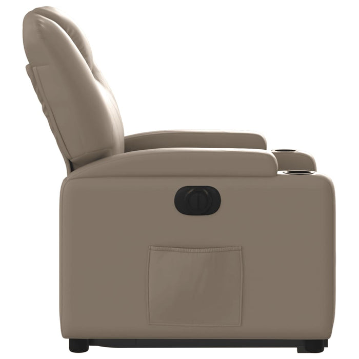 Fotoliu rabatabil electric cu ridicare, cappuccino WALTI