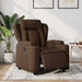 Fotoliu rabatabil electric, maro, material textil - WALTI WALTI