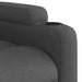 Fotoliu rabatabil electric, gri închis, material textil - WALTI WALTI