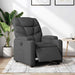 Fotoliu rabatabil electric, negru, material textil - WALTI WALTI