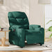 Fotoliu rabatabil electric, verde închis, material textil - WALTI WALTI