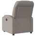 Fotoliu rabatabil electric, gri taupe, material textil - WALTI WALTI