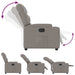 Fotoliu rabatabil electric, gri taupe, material textil - WALTI WALTI