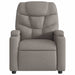 Fotoliu rabatabil electric, gri taupe, material textil - WALTI WALTI