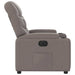 Fotoliu rabatabil electric, gri taupe, material textil - WALTI WALTI