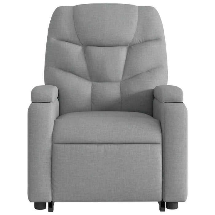 Fotoliu electric masaj rabatabil cu ridicare, gri închis textil - WALTI WALTI