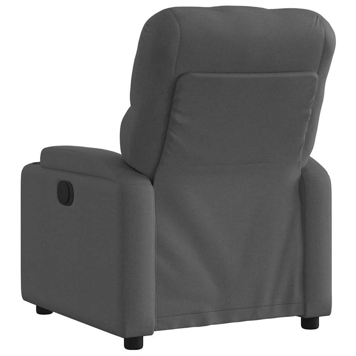 Fotoliu rabatabil electric, gri închis, material textil - WALTI WALTI