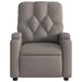 Fotoliu rabatabil electric, gri taupe, material textil - WALTI WALTI