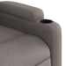 Fotoliu rabatabil electric, gri taupe, material textil - WALTI WALTI