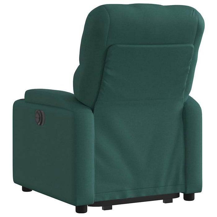 Fotoliu rabatabil ridicare pe verticală, verde închis, textil WALTI
