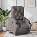 Fotoliu electric rabatabil cu ridicare, gri taupe, textil - WALTI WALTI